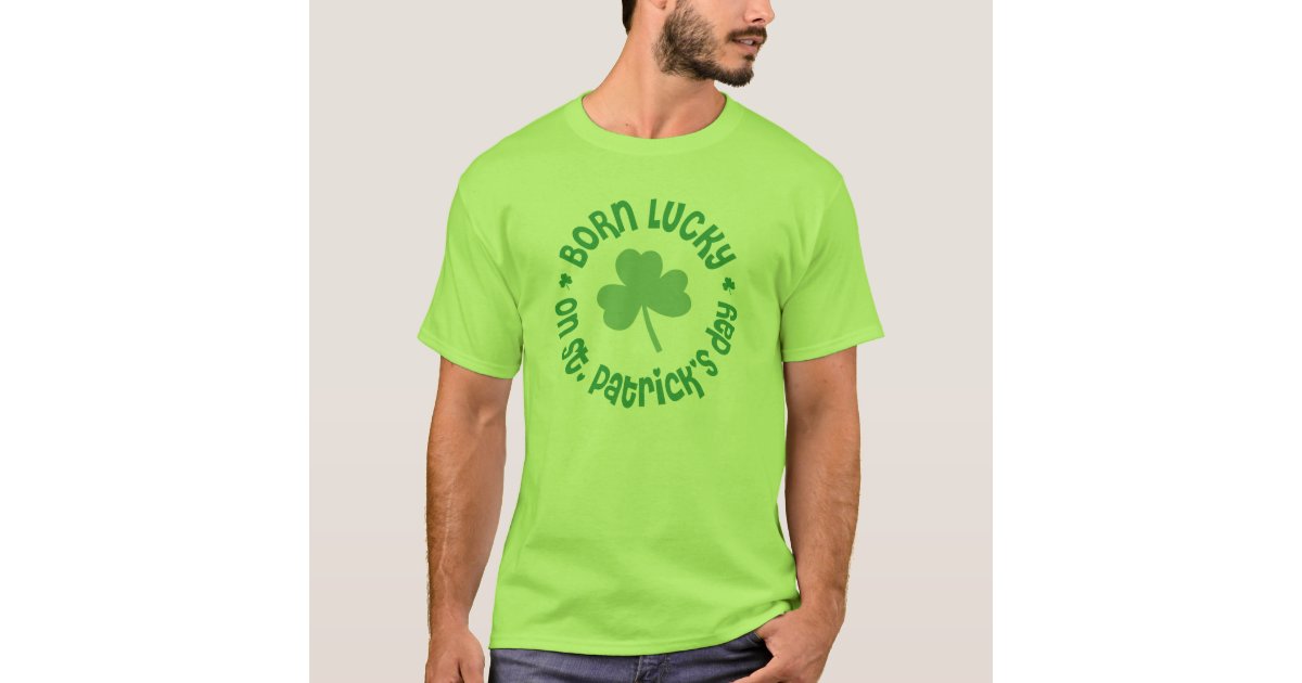 st patricks day birthday tee shirts