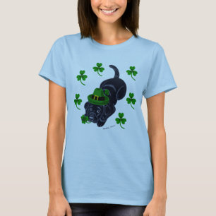 St. Patrick's Day Black Labrador Puppy T-Shirt