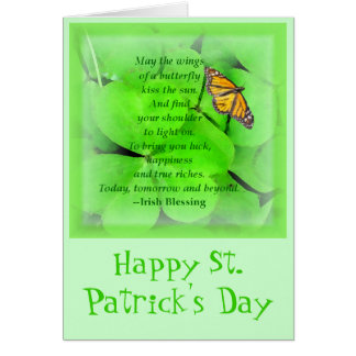 St. Patrick's Day Blessing Card
