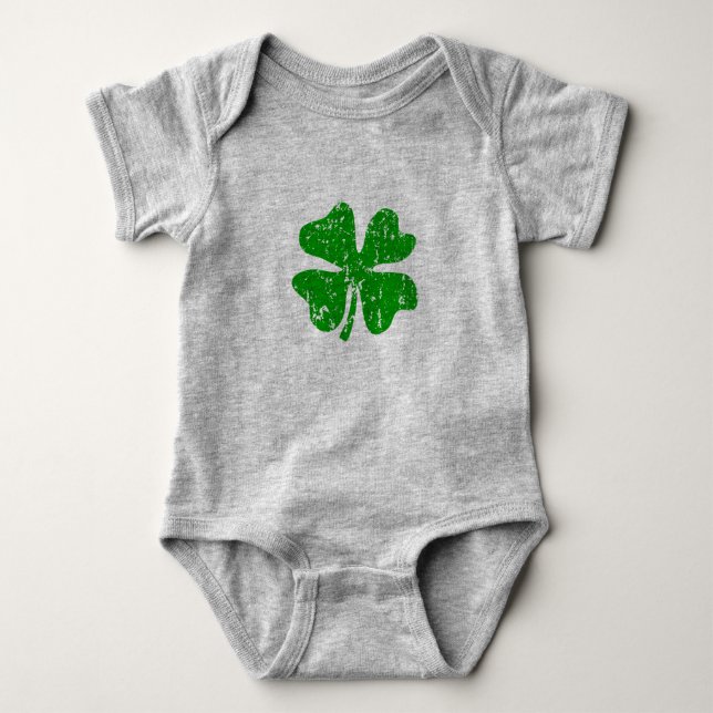St Patrick's Day bodysuit clothes for baby toddler (Front)