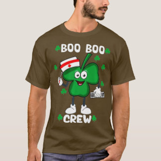 st Patricks day boo boo crew nurse shamrock funny  T-Shirt