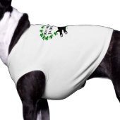 St. Patrick's Day Boston Terrier 2 T-Shirt (Side)