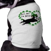St. Patrick's Day Boston Terrier 2 T-Shirt (Back)