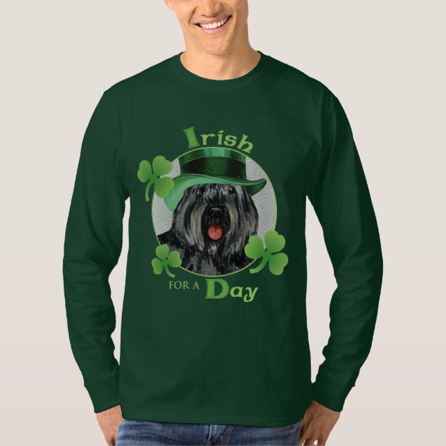 St. Patrick's Day Bouvier T-Shirt (Front)