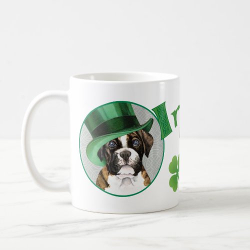 St Patricks Day Boxer Coffee Mug