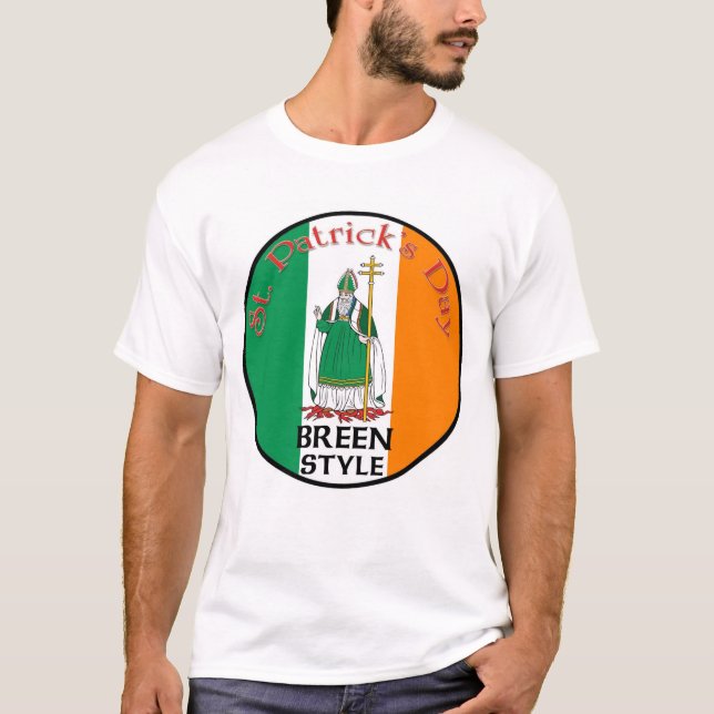 St. Patrick's Day - Breen Style T-Shirt (Front)