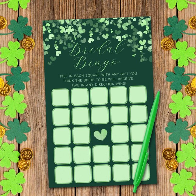 St. Patrick's Day Bridal Shower Bingo Game (Creator Uploaded)