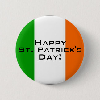 St Patrick's Day - Brilliant Button! Pinback Button