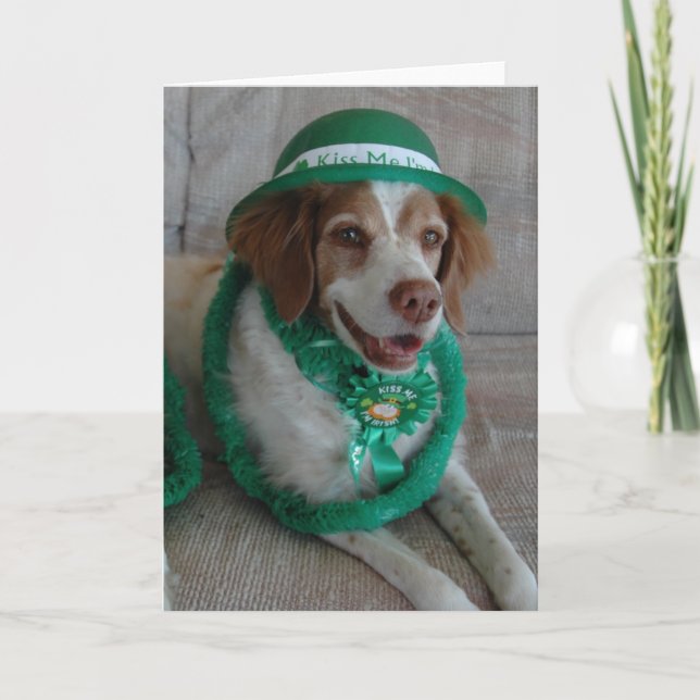 ST. PATRICKS DAY BRITTANY CARD (Front)
