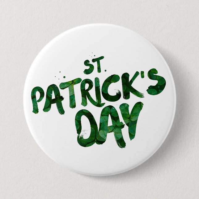 St Patrick's Day Button (Front)