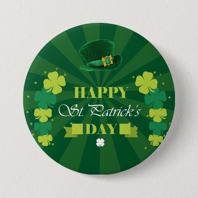 St Patrick's Day Button (Front)