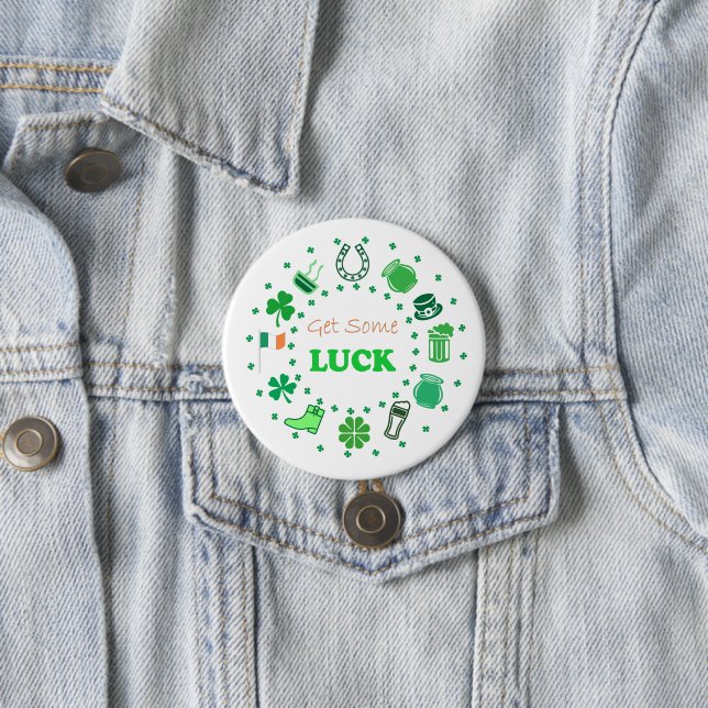 St. Patrick's Day  Button (In Situ)