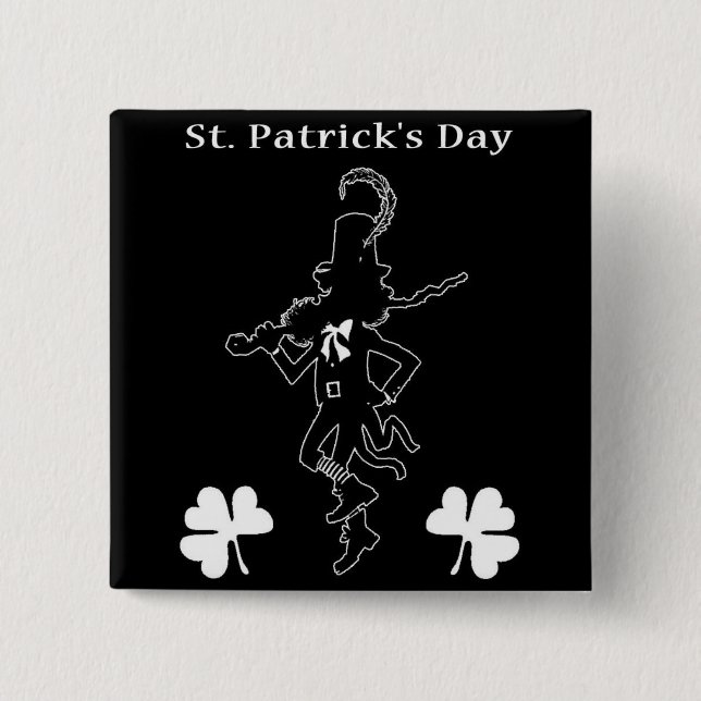 St. Patrick's Day  Button (Front)