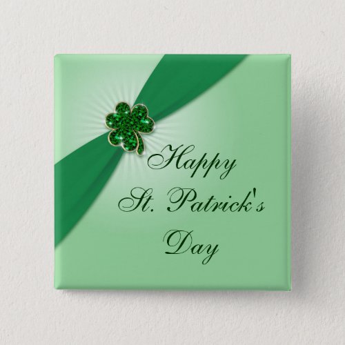 St Patricks Day Button