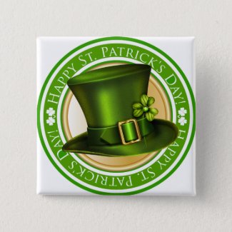St. Patrick's Day Button - SRF