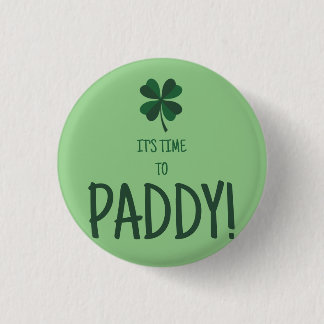 St. Patrick's Day Buttons, Green Button