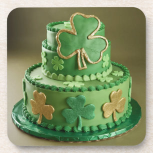 St. Patrick's Day Cake Coaster Set