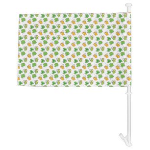 St. Patrick's Day Car Flag