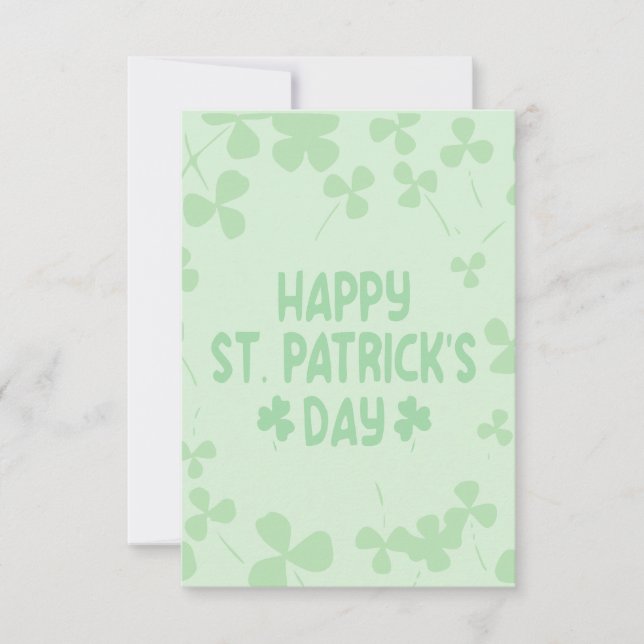  St. Patrick's Day Card (Front)