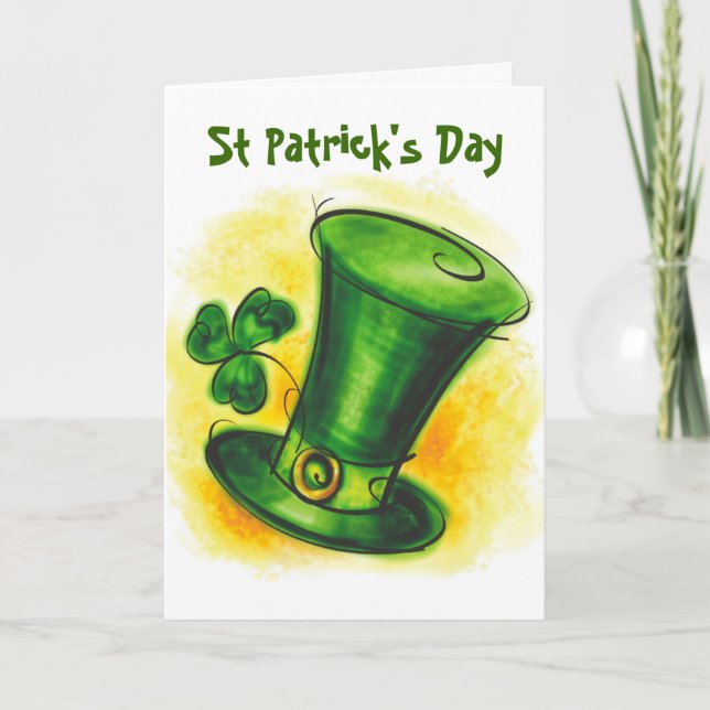 St Patrick's Day Card (Front)