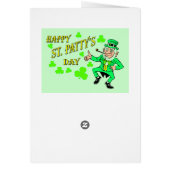 St. Patrick's Day Card (Back)