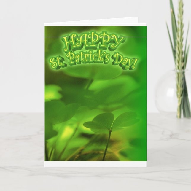 ST. Patrick's Day Card (BLANK) (Front)