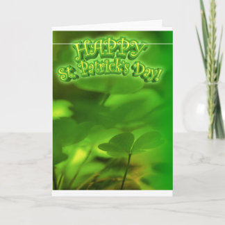 ST. Patrick's Day Card (BLANK)