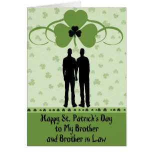 St. Patrick's Day Card, Brother & Brother in Law Cards