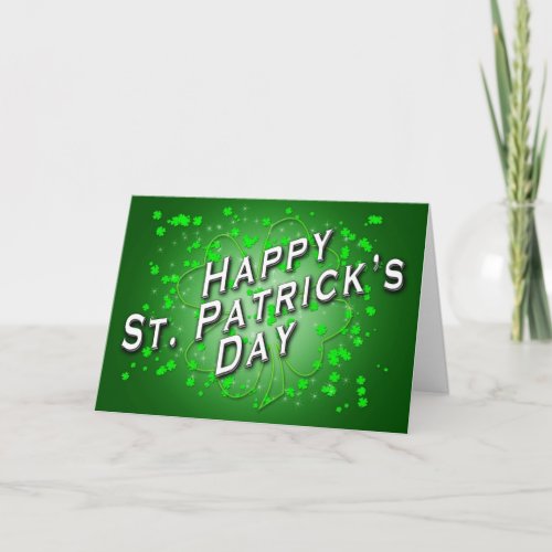 St Patricks Day Card by John David Henkel