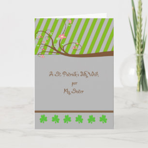 St. Patrick's Day Card for Sister