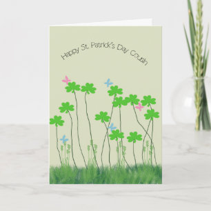 St. Patrick's Day Card for Your Cousin Shamrocks