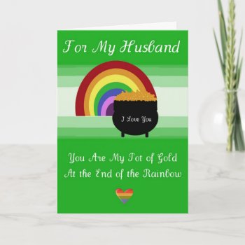 St. Patrick's Day Card - Husband by NightSweatsDiva at Zazzle