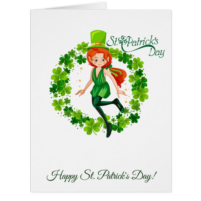 St. Patrick's Day.  Cards (Front)