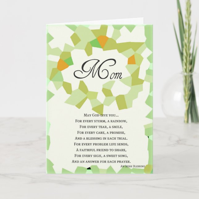 St. Patrick's Day Cards-Mom Card (Front)
