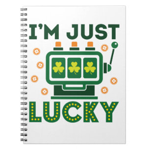 St Patricks Day Casino Slot Machine Lucky Notebook