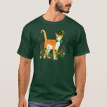 St. Patrick&#39;s Day Cat T-shirt at Zazzle