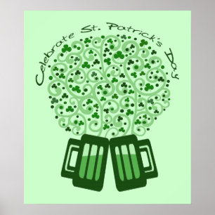 St. Patrick's Day Celebration Art Poster Print