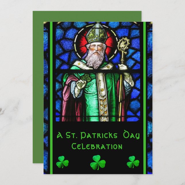 St. Patricks Day Celebration Invitation (Front/Back)