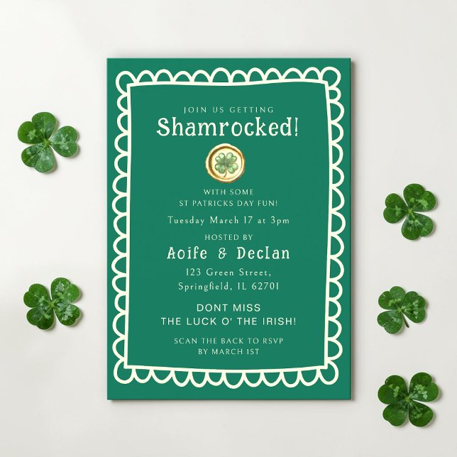 St Patricks day celebration invite  (Creator Uploaded)