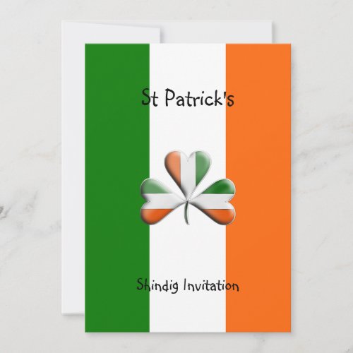 St Patricks Day Celebration Party Invitations