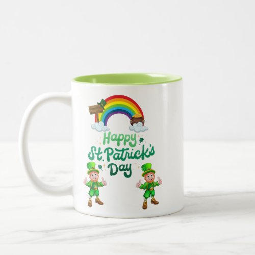 St Patricks Day Celebration Two_Tone Coffee Mug