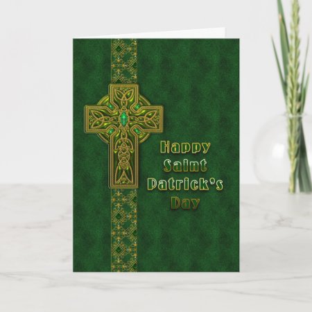 St. Patrick's Day - Celtic Cross Card