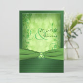 St. Patrick's Day Celtic Love Knot Invitation (Standing Front)