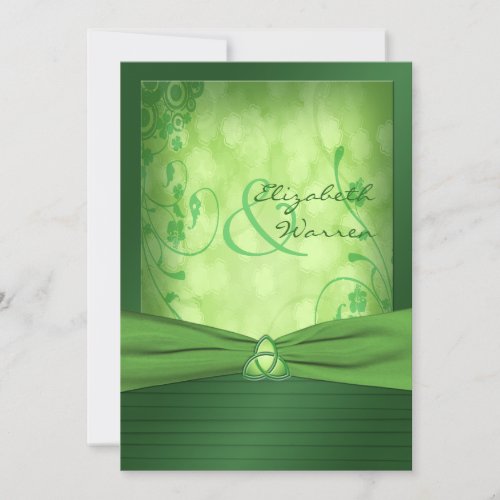 St Patricks Day Celtic Love Knot Invitation