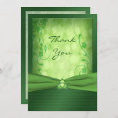 St. Patrick's Day Celtic Love Knot Thank You Card (Front/Back)