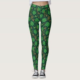 St Patricks day Celtic Triskele Trefoil Shamrock