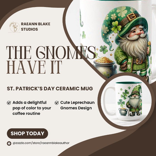 St. Patrick's Day Ceramic Mug (Creator Uploaded)