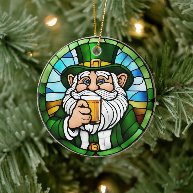 St Patricks Day  Ceramic Ornament (Tree)
