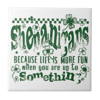 St. Patrick's Day Ceramic Tile