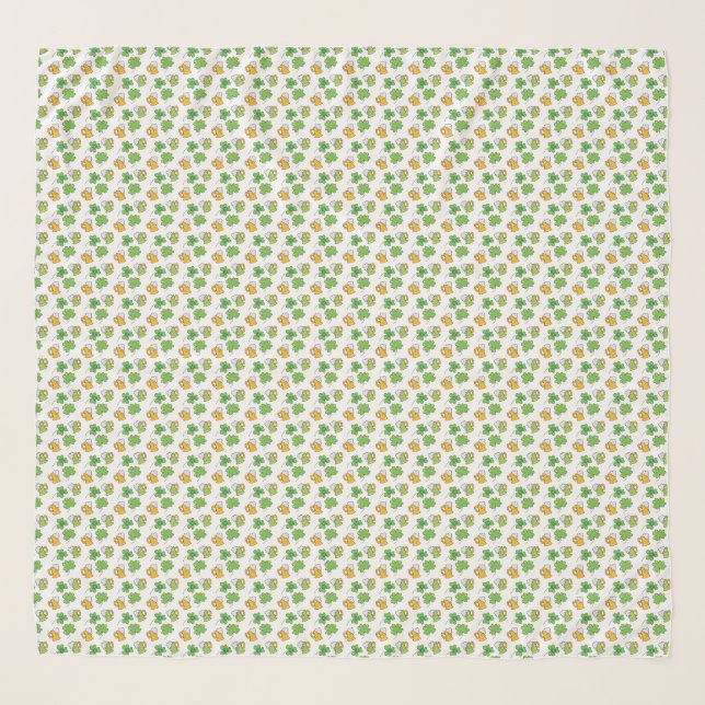 St. Patrick's Day Chiffon Scarf (Front)
